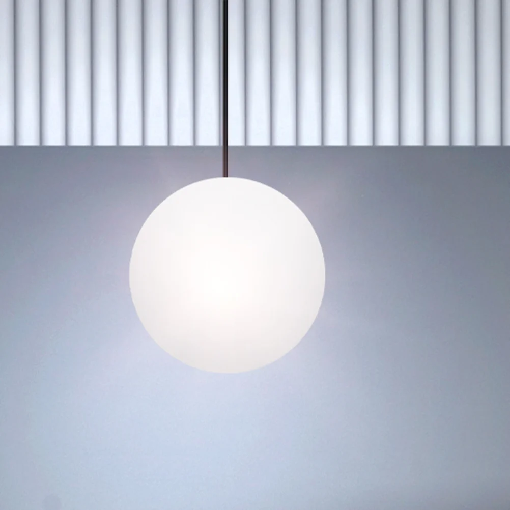

Milky White Ball Lampshade Fixture Replacement Shades Hanging Light Pendant Glass for