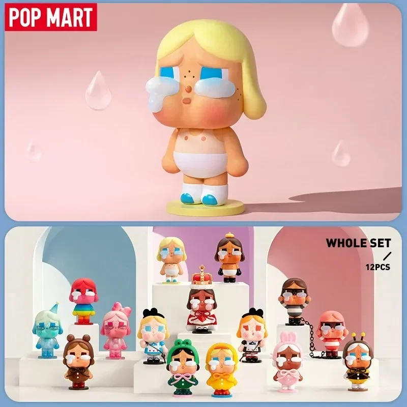 POP MART CRYBABY Crying Again Series Blind Box Toys surprise box for Dolls Anime kawaii Action Figure Model Toys Gift