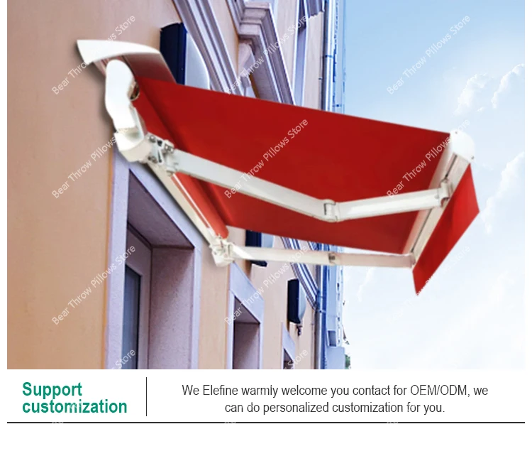 

Full Cassette Retractable Awning Outdoor Motorized Awning