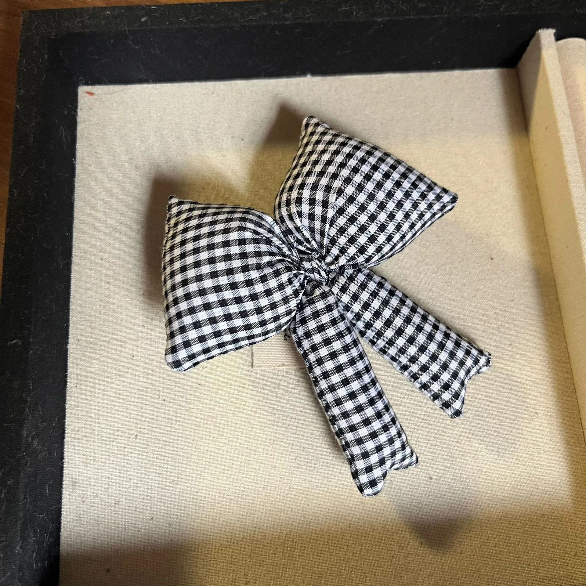 Handmade  Knot Plaid Cotton Fabric Embelliment 3D Stuffed DIY Faion Accories Hair Decor Clothing Auxiliary Ma...