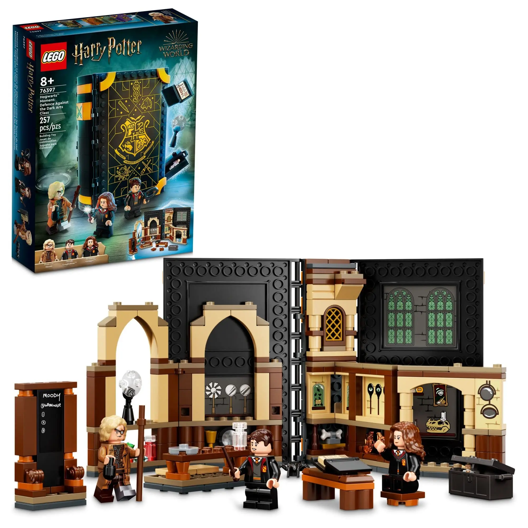 LEGO Harry Potter Hogwarts Moment: Defence Class 76397 Building Kit; Collectible Classroom Playset for Ages 8+ (257 Pieces)