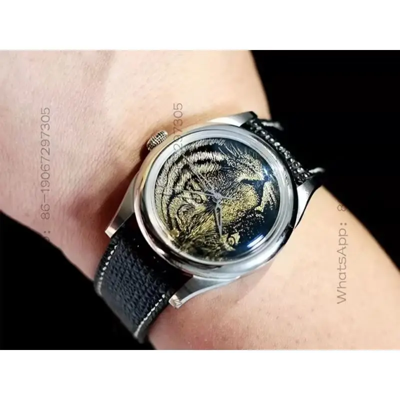 656565 Large lacquer gold craft watch Swiss SW200 automatic mechanical watch