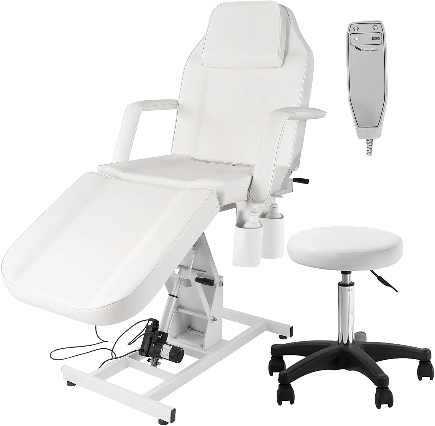 Facial Chair Electric Tattoo Chair Height Adjustable Facial Massage Bed for Esthetician Spa Beauty