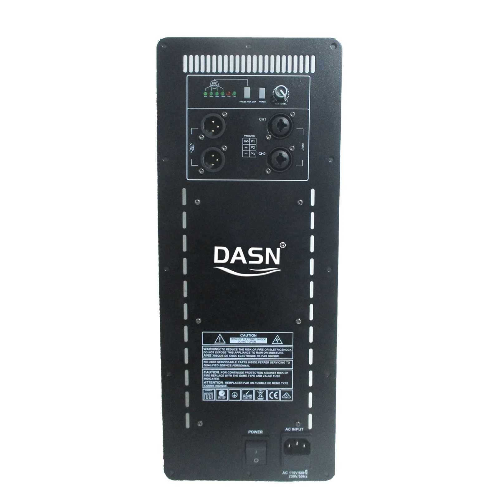 

DASN DA-700W DSP 4 Ohm 1 Way Class D Subwoofer Stage DJ Party Power Amplifier Module Audio Board Professional RMS 700W