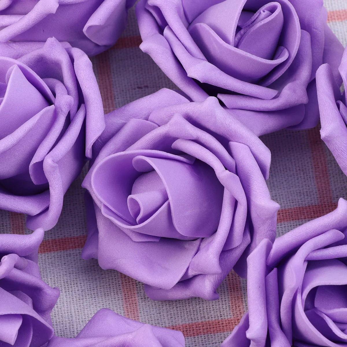 

100Pcs Artificial Rose Heads Realistic Foam Wedding Decoration Flower Heads for Tossing Reusable Table Centerpieces Pink 6cm