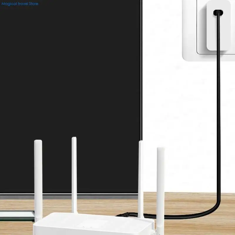 N2UB USB C Male To 5.5x2.1mm DC5521 Male Power Cable, USB 5V 3A Charging Cord For Speakers, LED Lights Power Supply