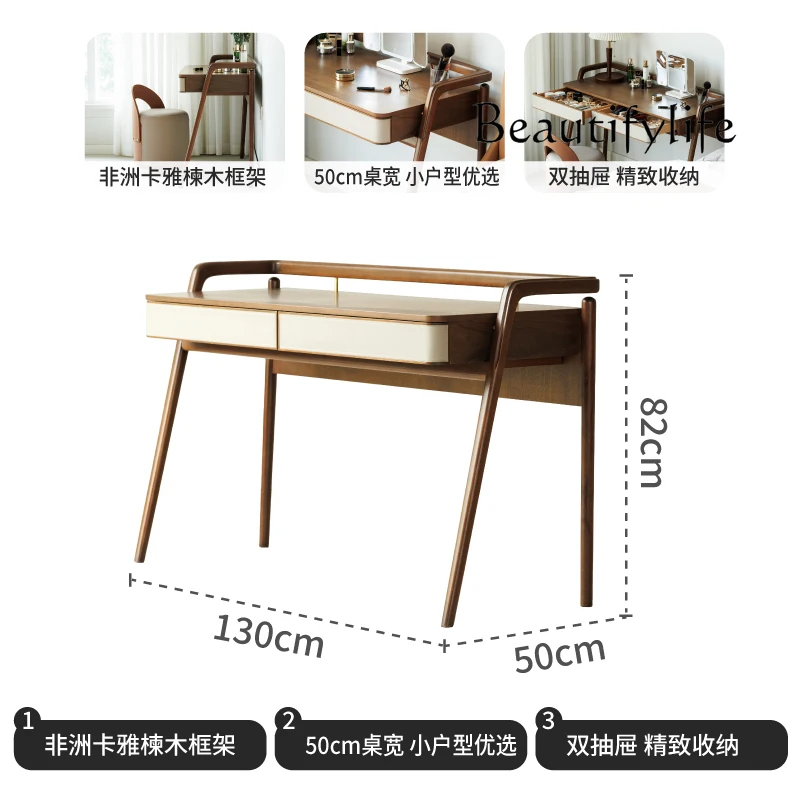 Italian minimalist dresser modern minimalist light luxury household bedroom makeup table storage cabinet