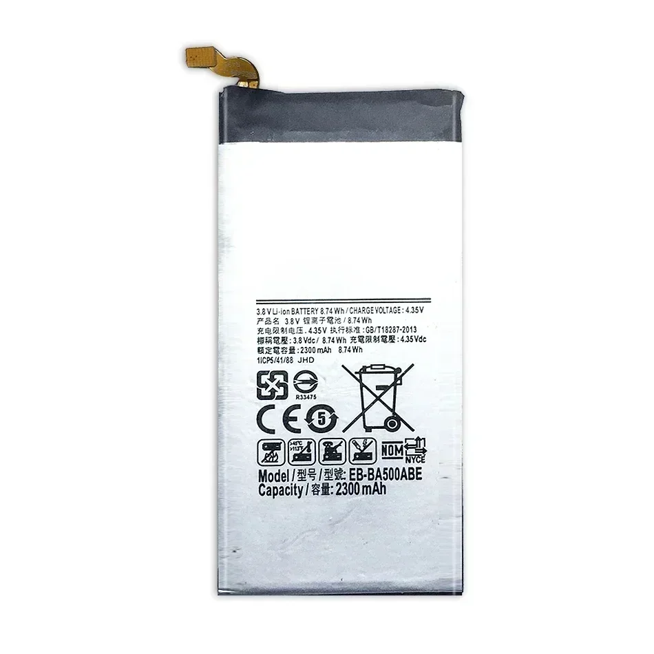 2300mAh Rechargeable Mobile Phone Battery for Samsung Galaxy A5 2015 Version A500 A5000 EB-BA500ABE Lithium Batteries Track Code