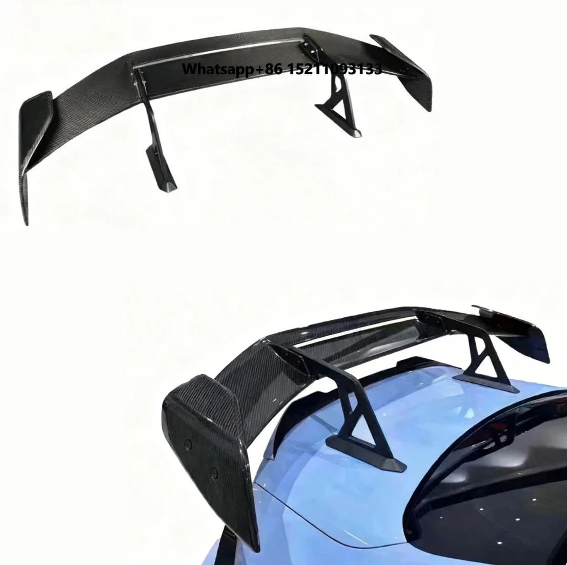 M2 M3 M4 G87 G80 G82 Perfect Fitment Car Accessories Dry Carbon Fiber AD-R3 Style Wing Spoiler Aerodynamic Kit