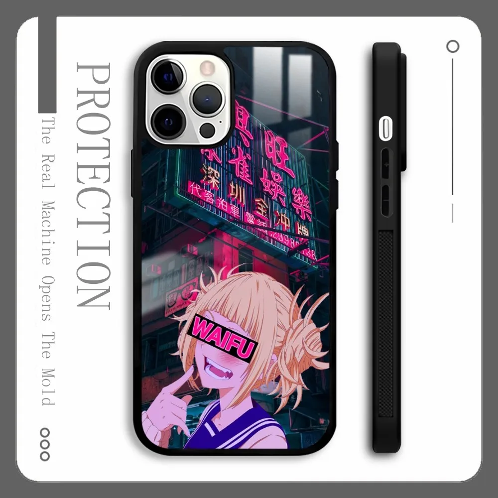 H-Himiko Toga Hero A-Academia Phone Case For iPhone 16 15 14 13 12 11 Pro Max Plus Mini Magnetic Magsafe Wireless Charging Cover