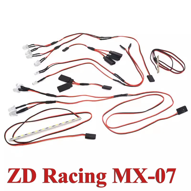 ZD Racing MX-07 RC Model Car Parts Lamp Group Lamp Line Lamp Strip Refit and Upgrade OP Parts 8786