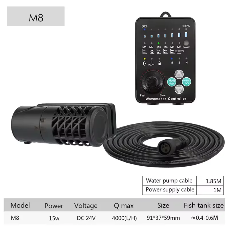 Aquarium Cross Flow Wave Maker Fish Tank Surfing Circulation Gyre Wavemaker Wave Pump Pompa Di Movimento Bomba De Circulacao