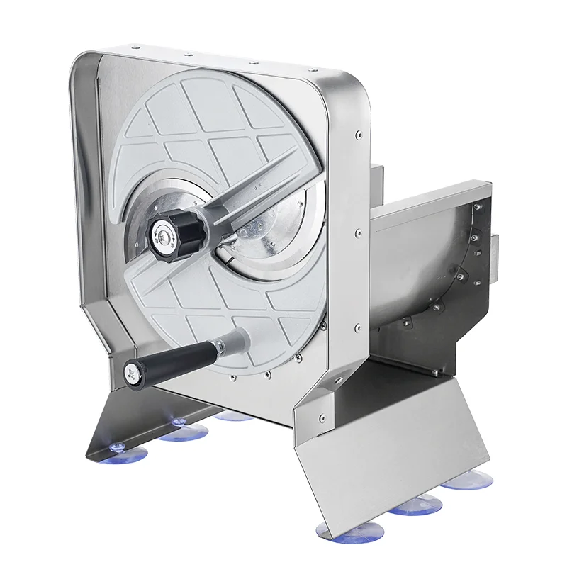 Commercial Manual Fruit Vege Slicer Adjus Thickness Slicing hine for Lemon Potato Carrot Ginger Lotus Root