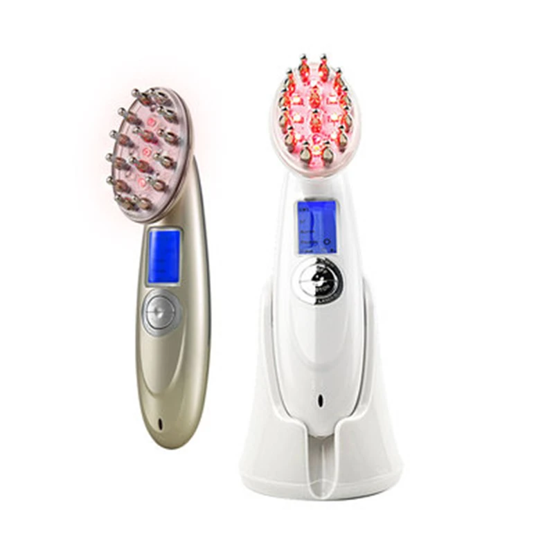 

Massage Comb RF EMS Infrared Vibration Massage Comb Home Equipment