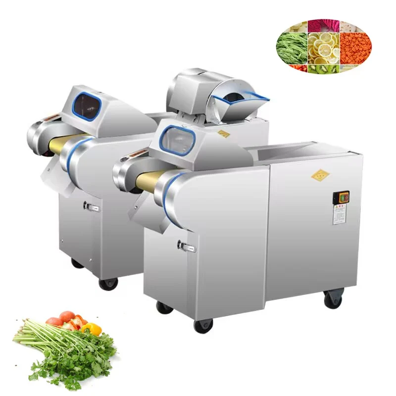 Fast Vegetable Shredder Machine Potato Onion Slicer Carrot Shredder Dicing Machine Leek Celery Chopper