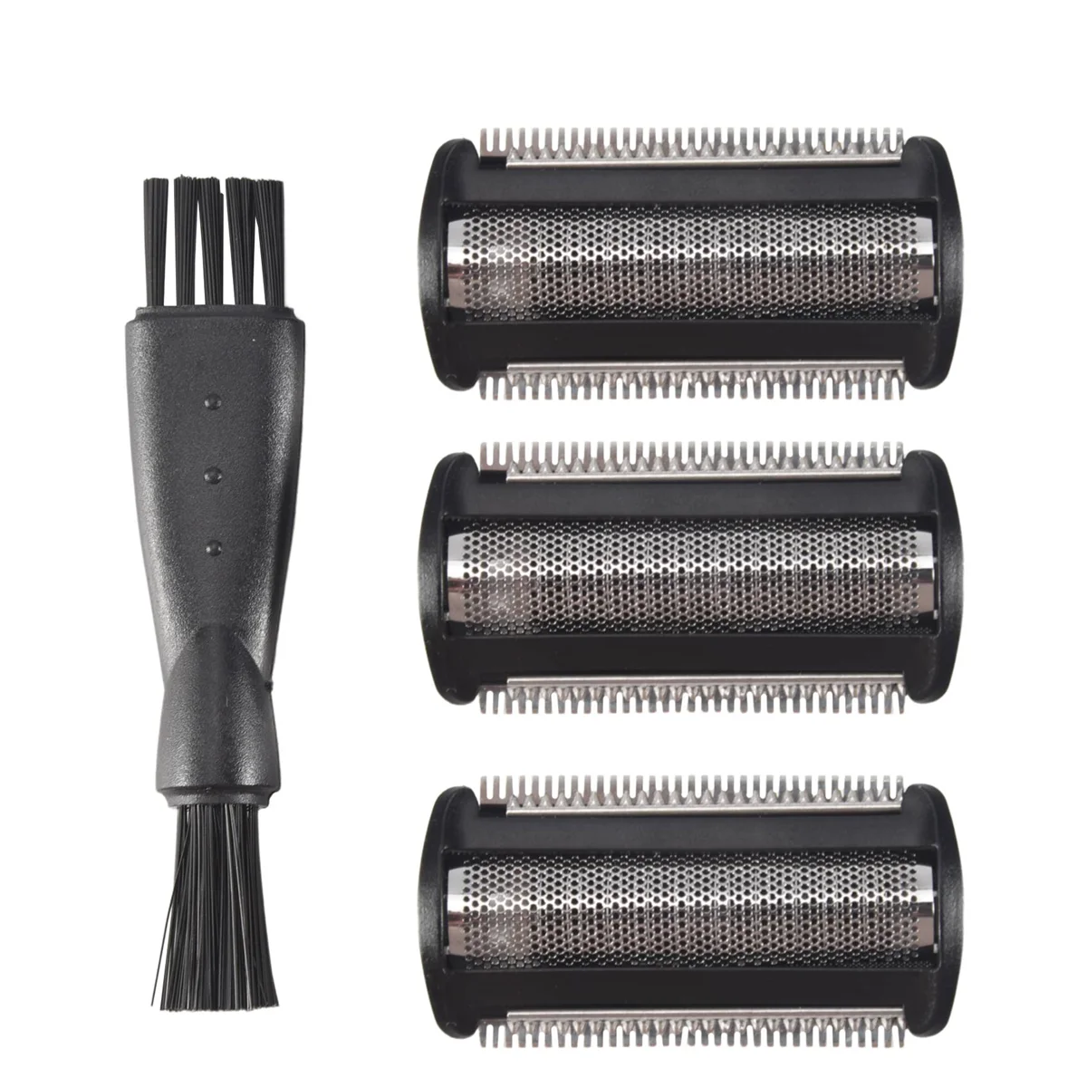 T69C 3 Pack Shaver Head Replacement Trimmer for Philips Bodygroom BG 2024 - 2040 S11 YSS2 YSS3 Series with Brush