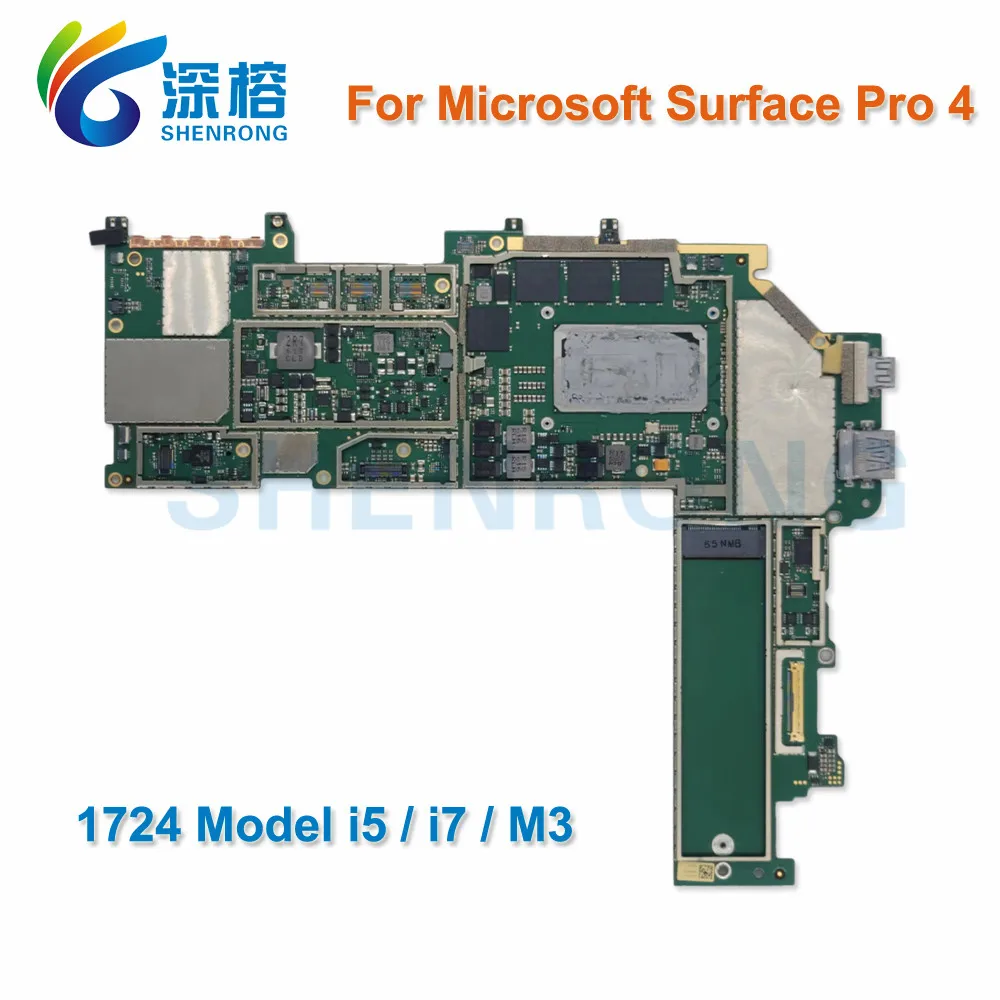 ما هو أفضل حل لاستبدال لوحة الأم في جهاز Microsoft Surface Pro 4 بمعالج M3/i5/i7 باستخدام موديل 1724؟