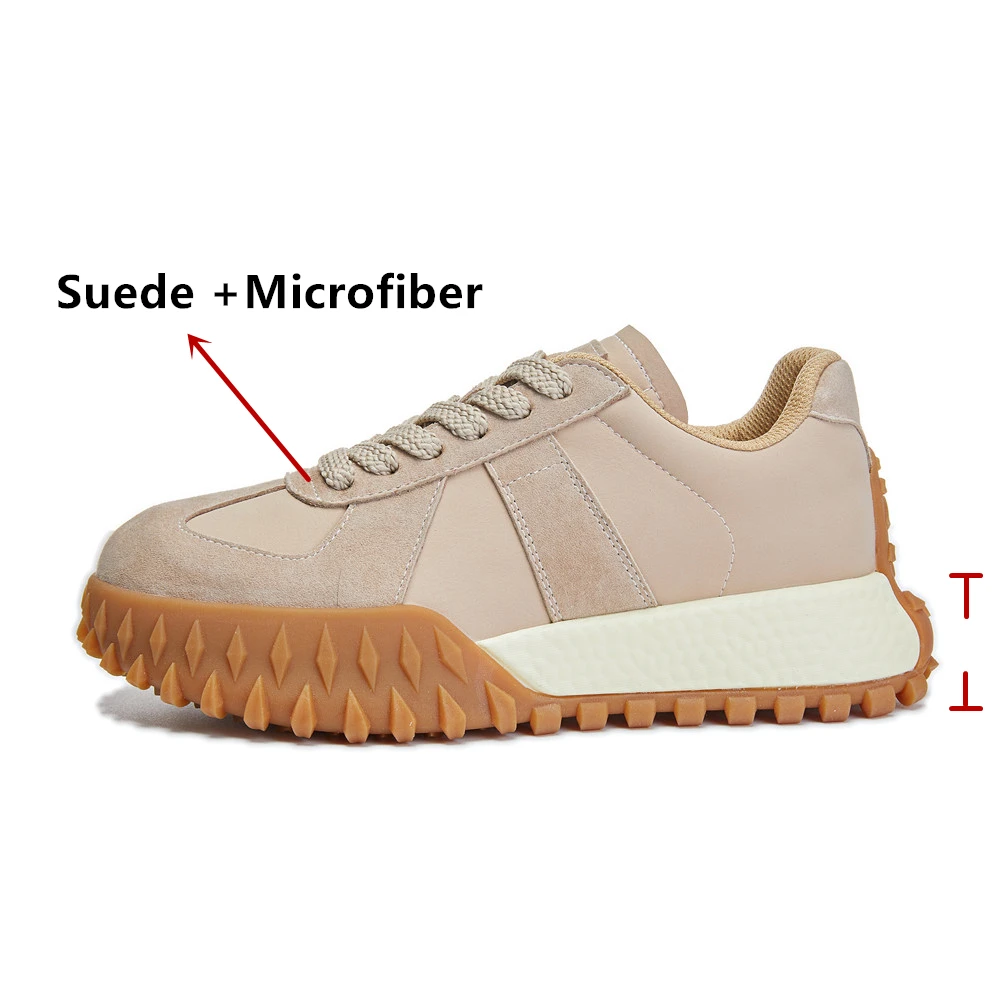 FEDONAS Suede Leather Women Sneakers Lace Up Spring Summer Autumn Fashion Sport Casual Shoes Woman Flats Platforms Sneakers