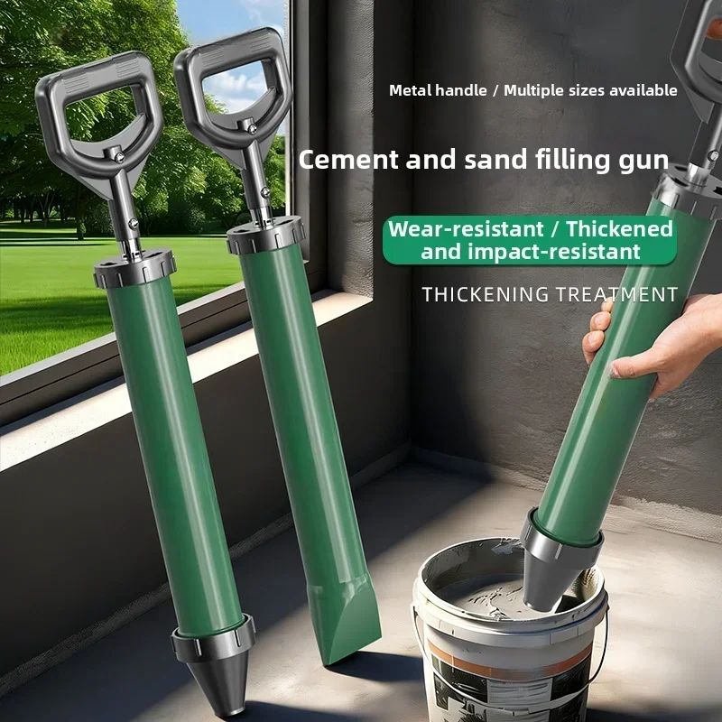 ABS Manual Grouting Tool With Interchangeable Nozzles For Door Gap Filling Crack Sealing And High Precise Cement Injection Tasks