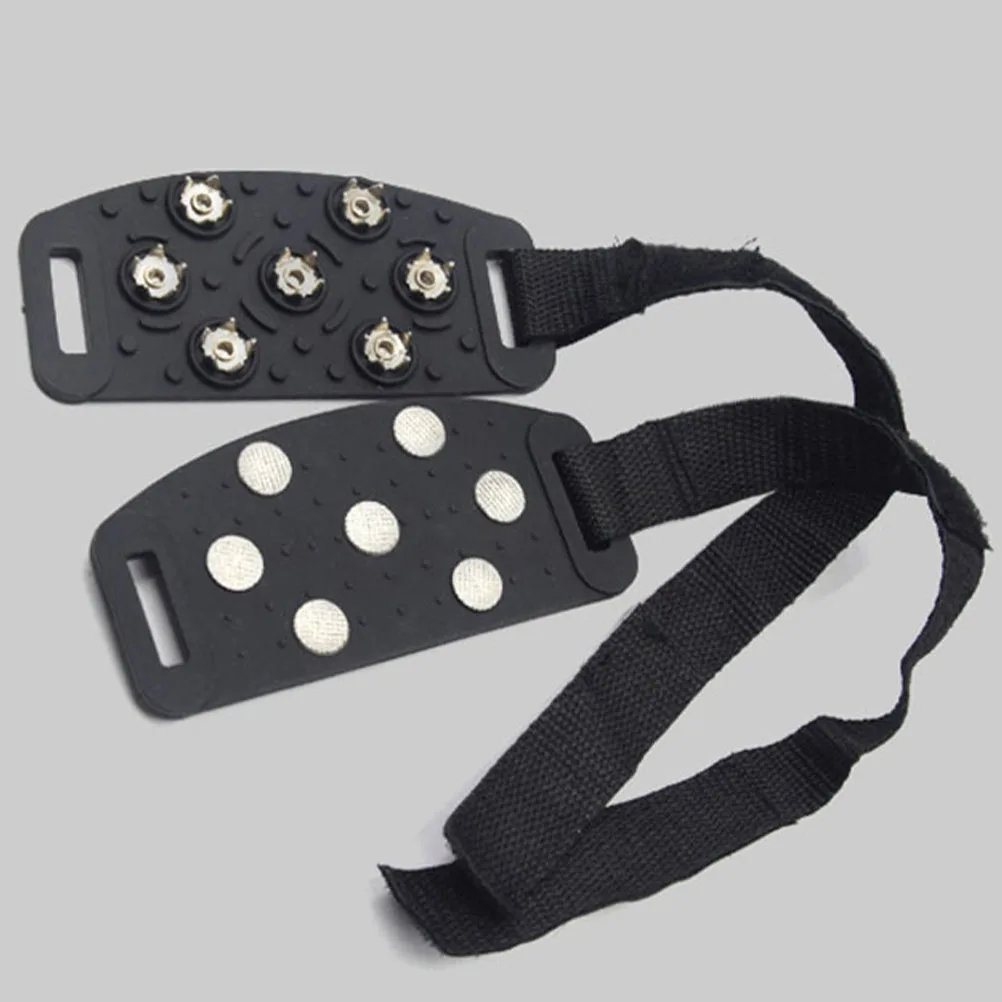 

1Pair Snow Spiked Shoe Cover Ice Cleats Anti-Slip Traction Grippers for Sports Shoes Hiking Boots Climbing Outdoor Equipment