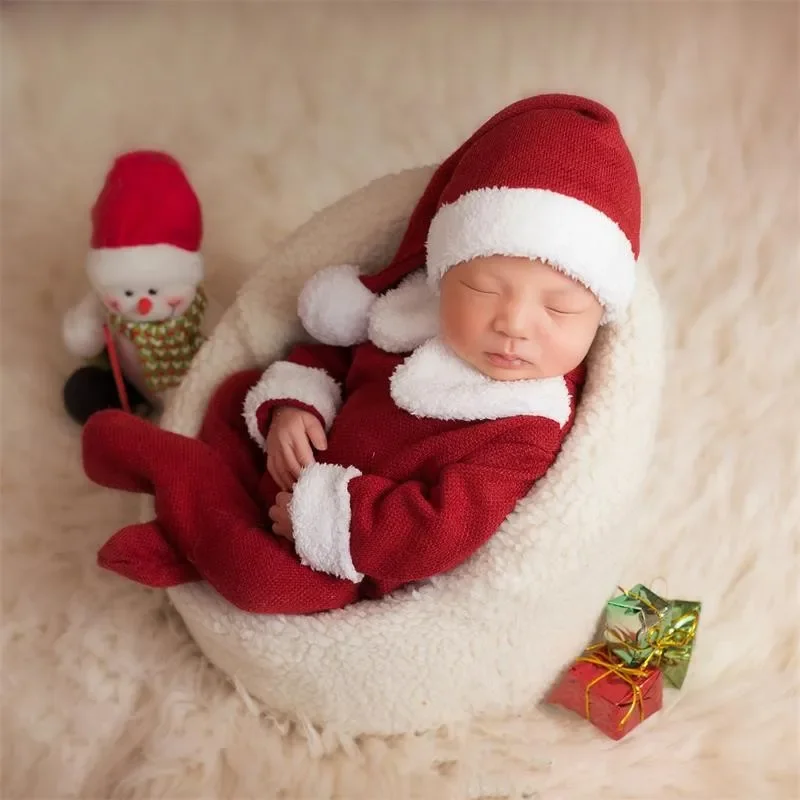 Newborn Baby Photography Props Posing Mini Sofa White Round Sofa Studio Auxiliary Accessories Baby Furniture Studio Posing Sofa