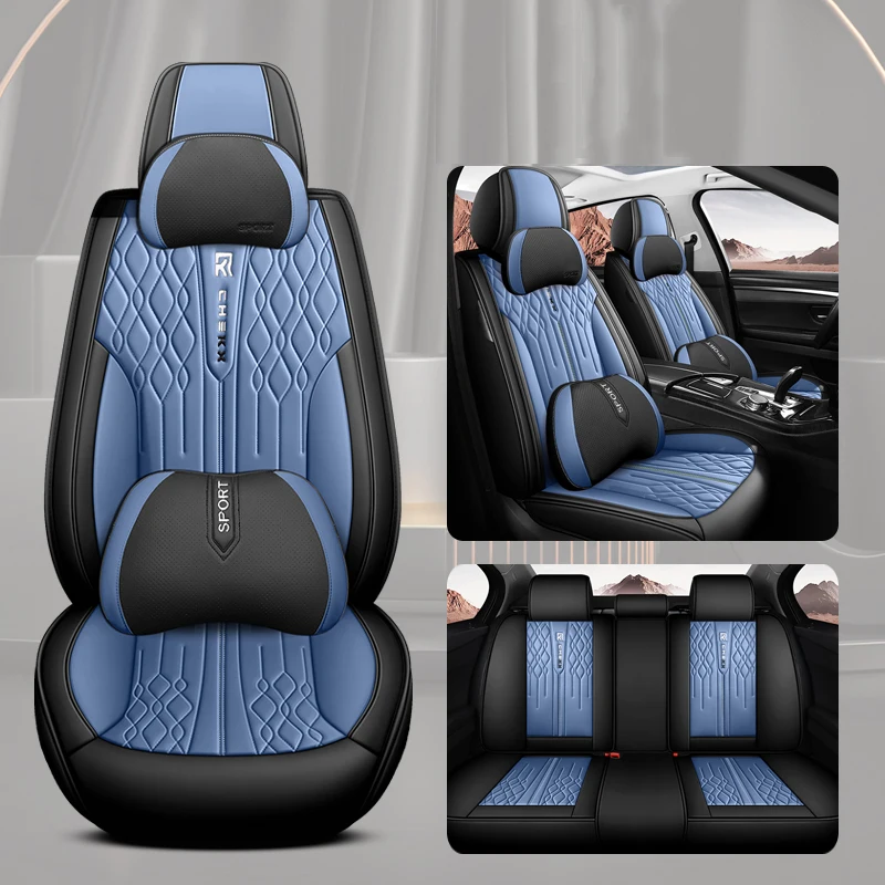 

Универсальные чехлы на автомобильные сиденья для Skoda Octavia A3 A5 Karoq Rapid Jaguar XF XE I-PCAE F-PACE, водонепроницаемые аксессуары для салона автомобиля
