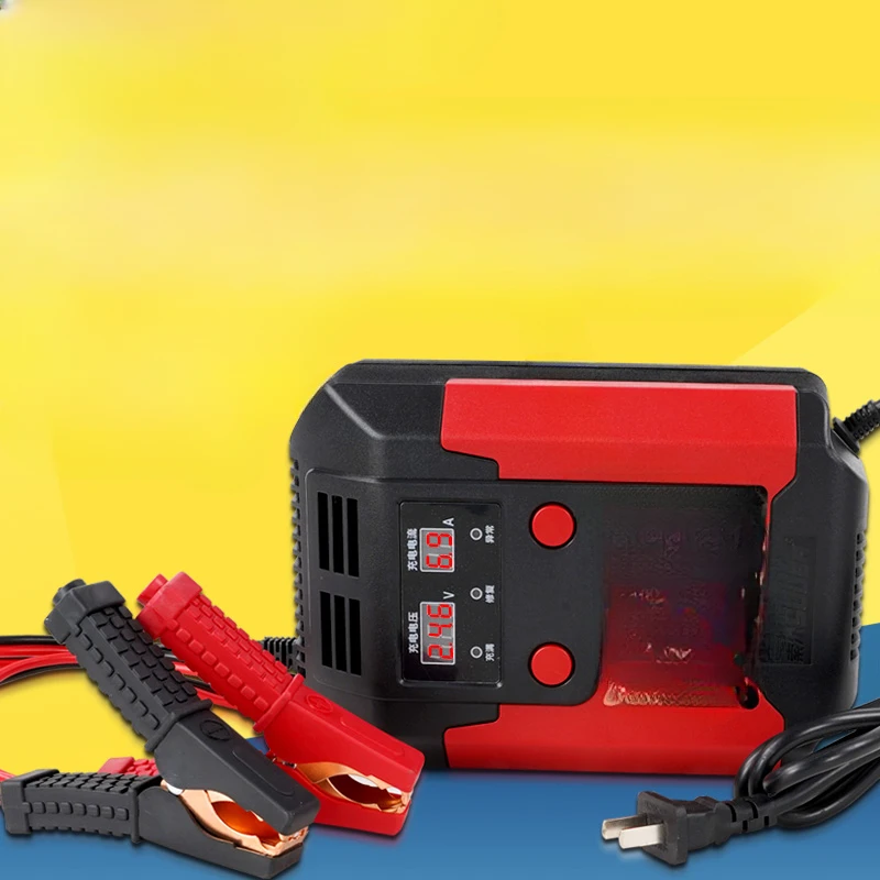 12V/24V GM 12V24V lead-acid battery high-power charger battery intelligent digital display