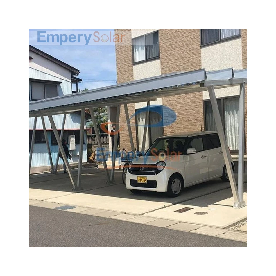 Top Parking Structures Garages Canopies Carport Solar Roof System for Car Parking