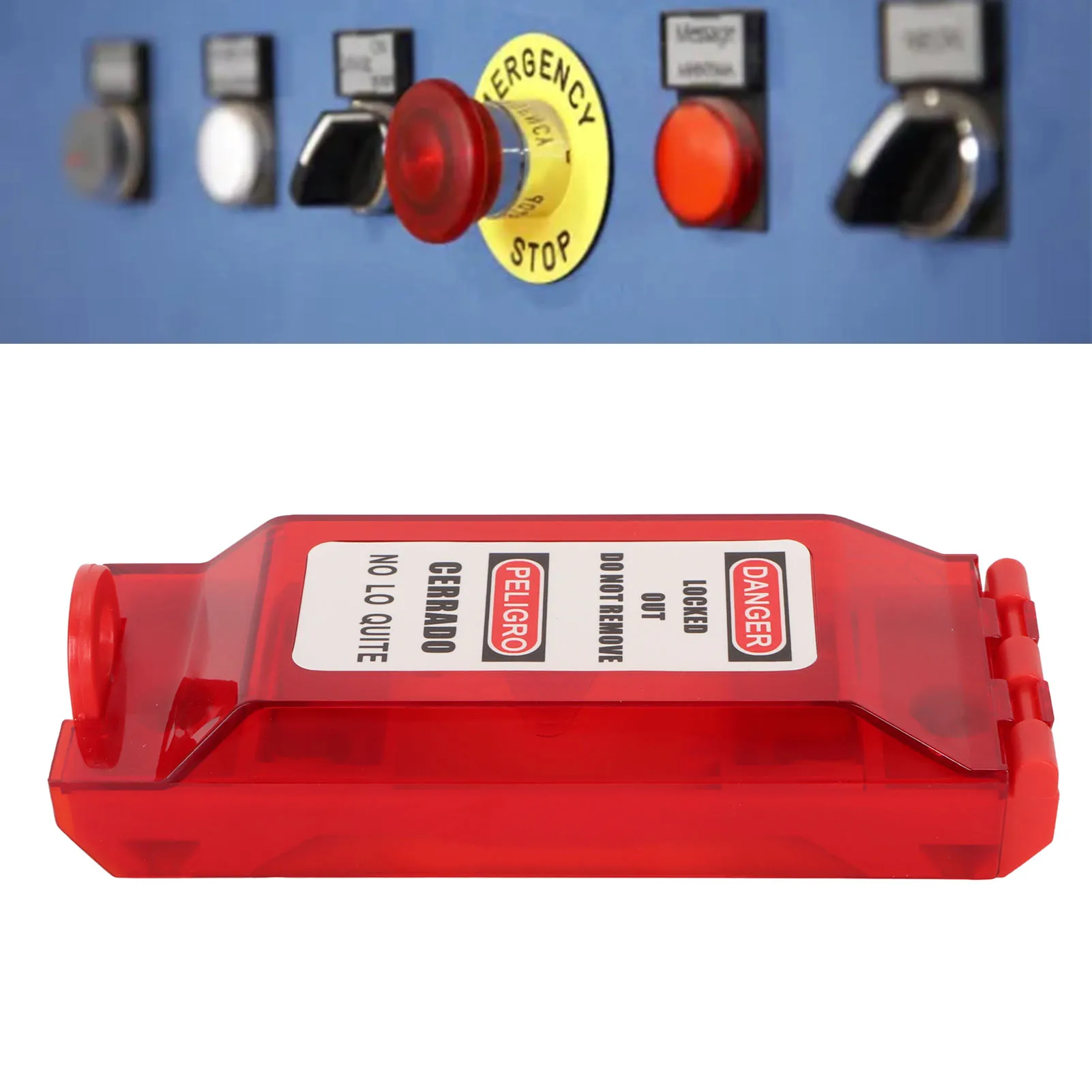 Wall   Cover Heat Resistant Electrical Switches  Cover High Visualization for Industrial Power Isolation Areas
