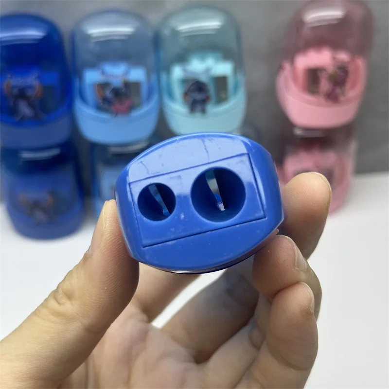 Kawaii Disney Cartoon Stitch Printing Pencil Sharpener Student Stationery Prizes Mini Portable Pencil Tool Ornaments School Gift