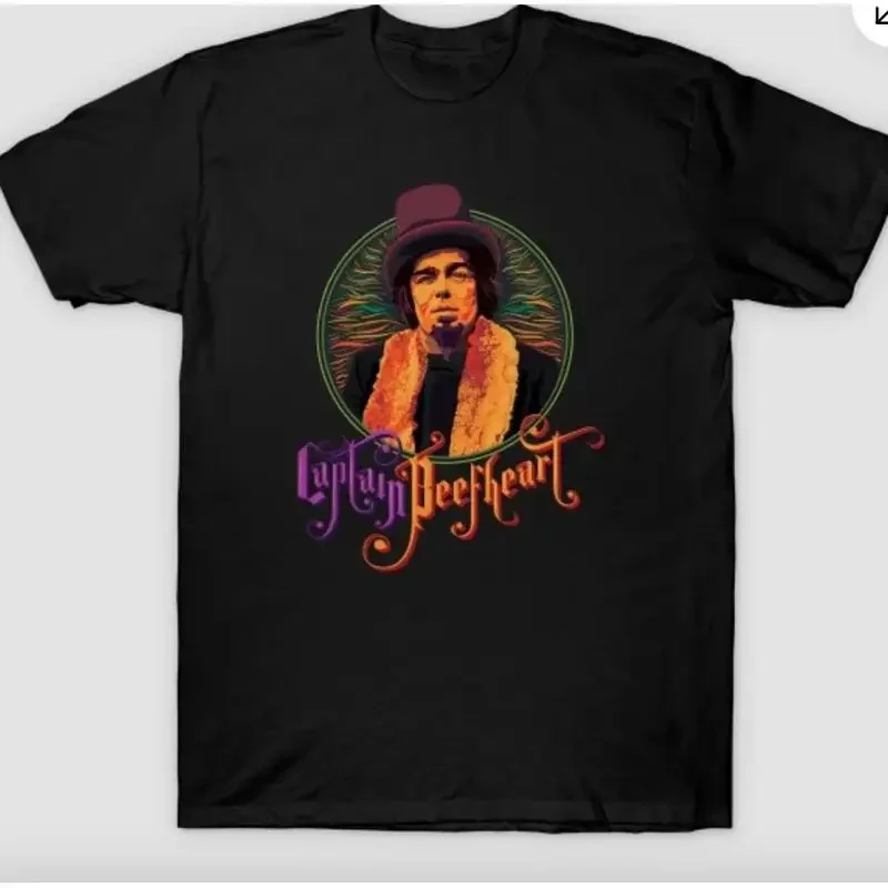 Trout Mask Replica Captain Beefheart T Shirt Classic Black S 4Xl