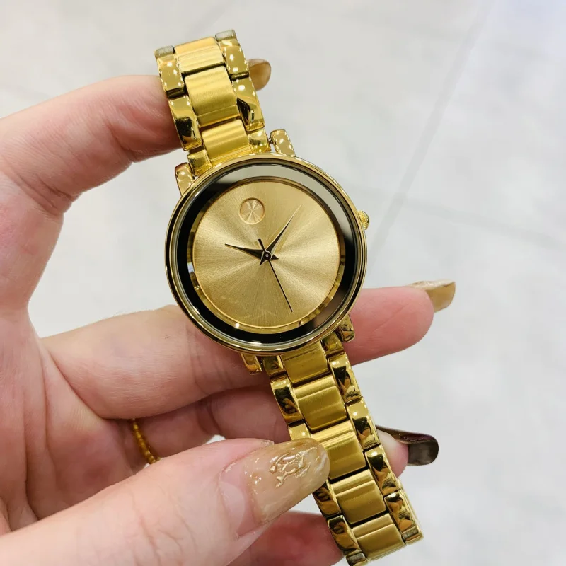 Factory Direct Sales MilisaMishaliNew Women's Watch Steel Belt Gold Antique Belt Women's Watch