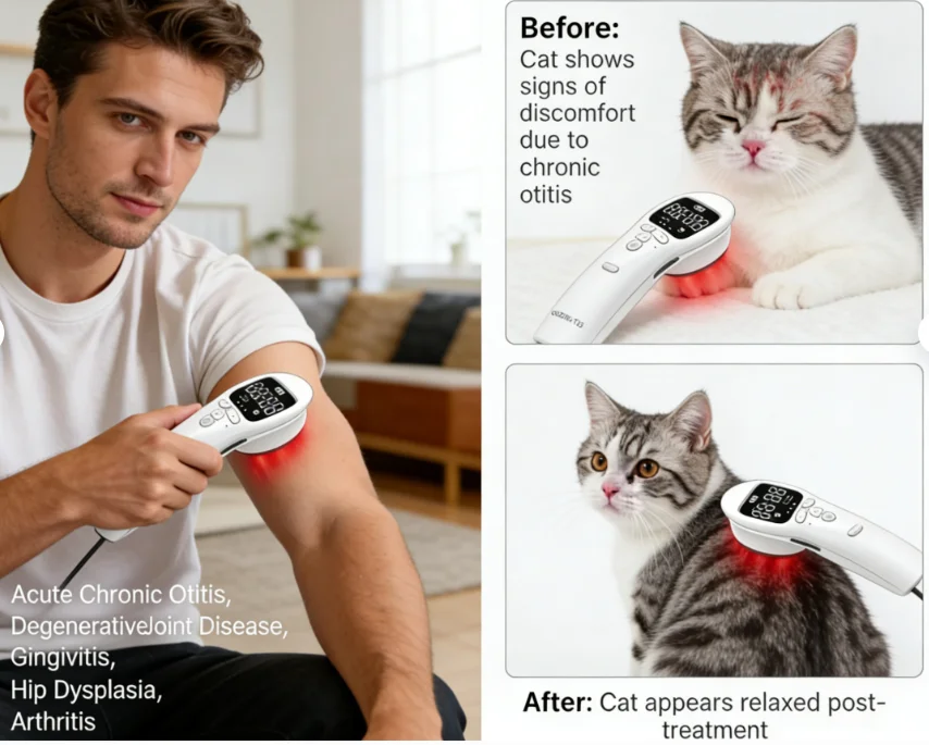 

Портативная система для снятия боли холодным лазером, при спортивных травмах, скованности суставов, без лекарств, неинвазивная, проста в использовании дома