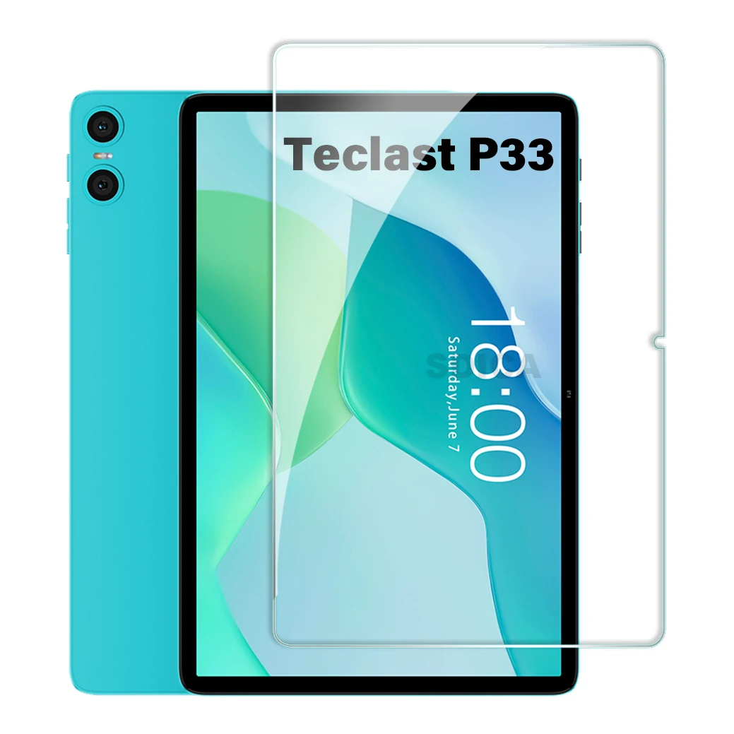 

For Teclast P33 Tempered Glass Screen Protector 10.1 Inch Tablet Anti Scratch Clear Protective Film