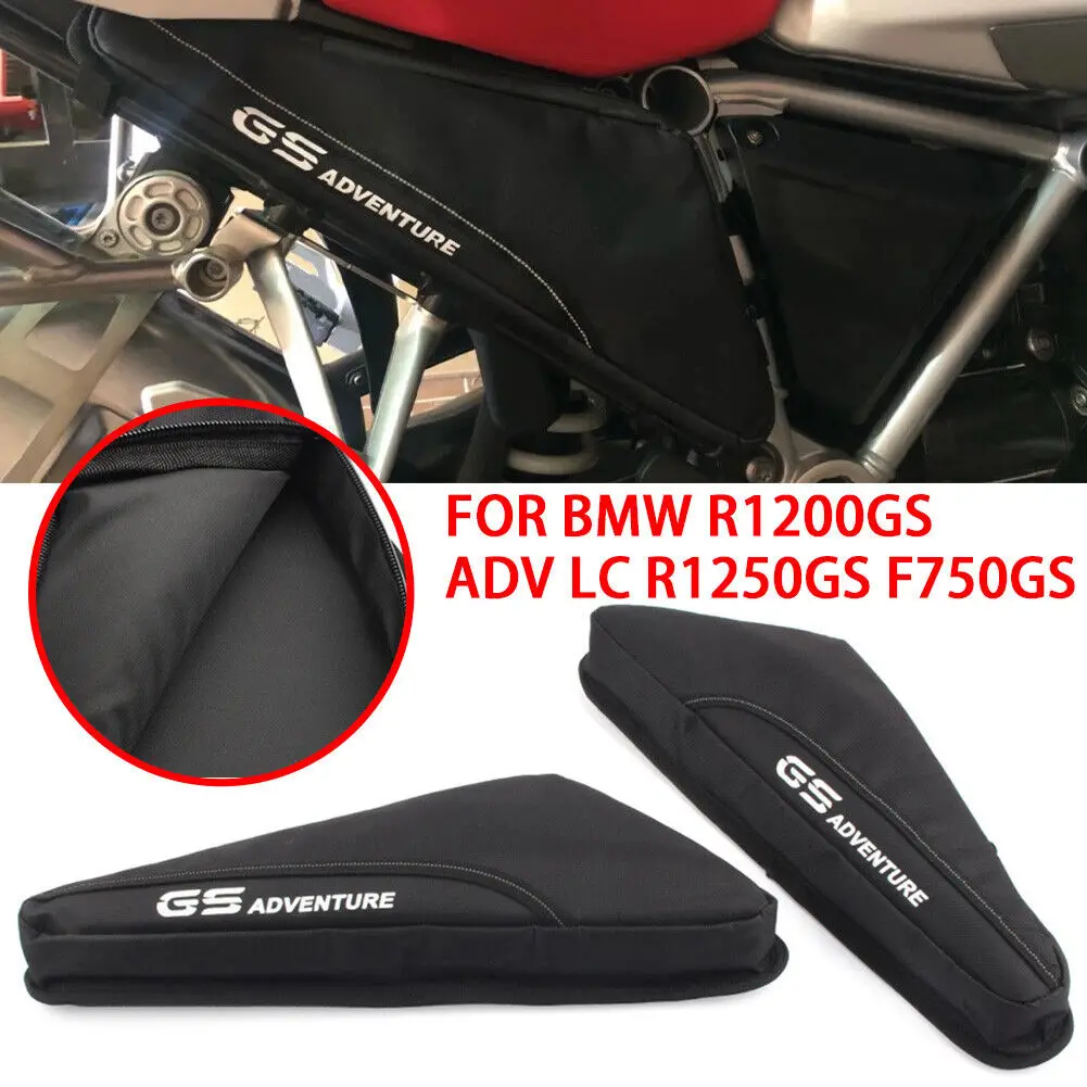 Black Motorcycle Frame Bags for BMW R1200GS ADV LC R1250GS F750GS F850GS R1200R