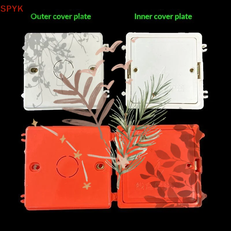 PVC Electrical Junction Box Covers Sturdy: Build Multiple Shapes Home Renovation Electrical Projects