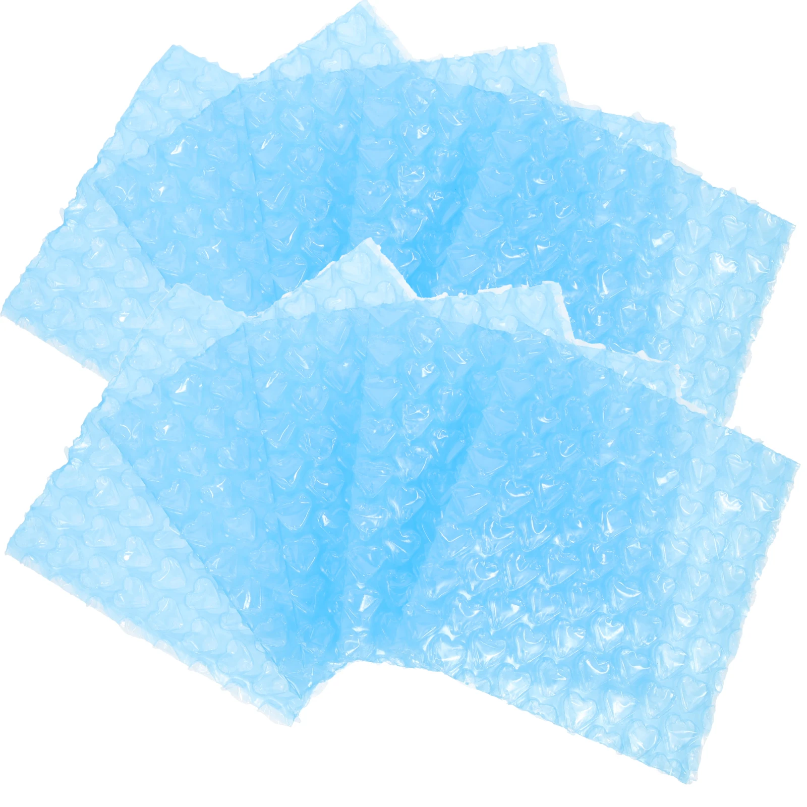 60 Pcs Bag Love Bubble Shipping Foam Padding Plastic Sleeves for Packing Dishes Pouches