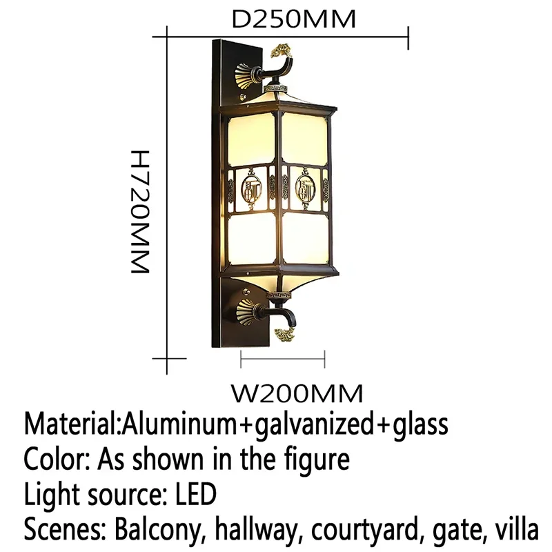 Lámparas de pared LED contemporáneas VIOLET para exteriores, simplicidad eléctrica, impermeable, balcón, pasillo, patio, Villa, puerta, Hotel