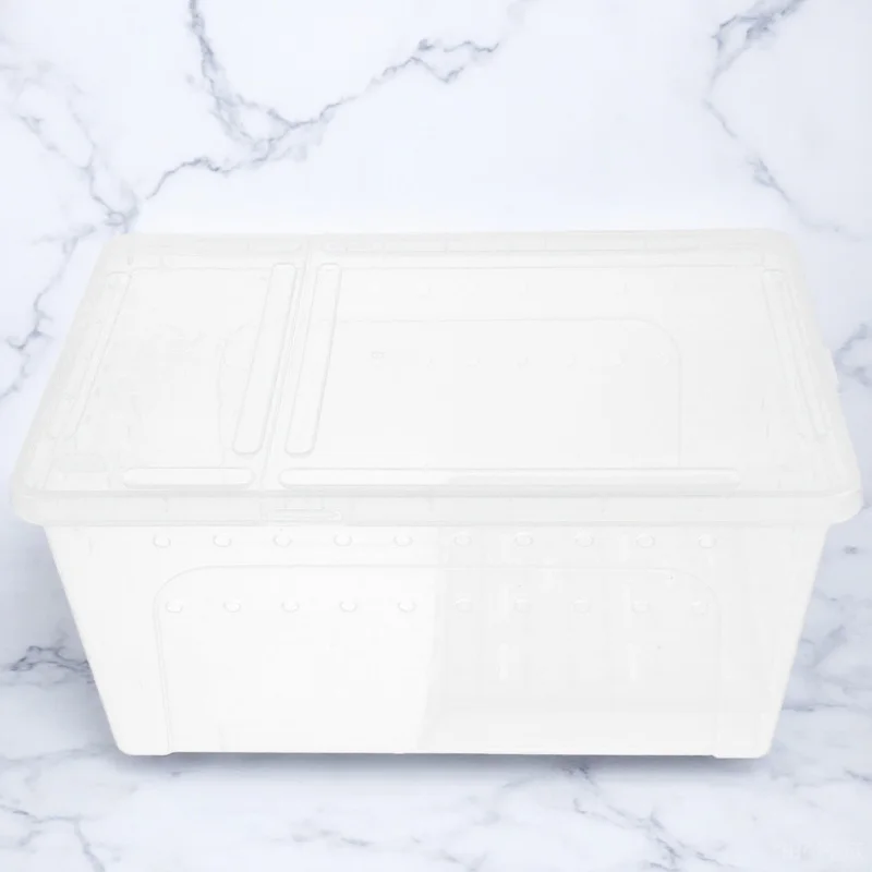 

Amphibious Pet Habitat Tank Plastic Reptile Basking Platform Multi-Function Turtle Aquarium For Indoor Tortoise Feeding Exercise