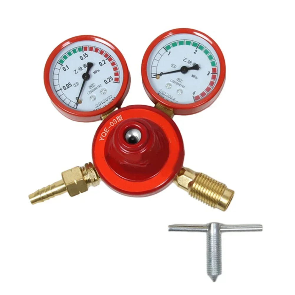 

Oxygen Acetylene Propane Gas Regulator With Shockproof Design Welding 36V Pressure Gauge Shock-proof Pressure Reducing Valves