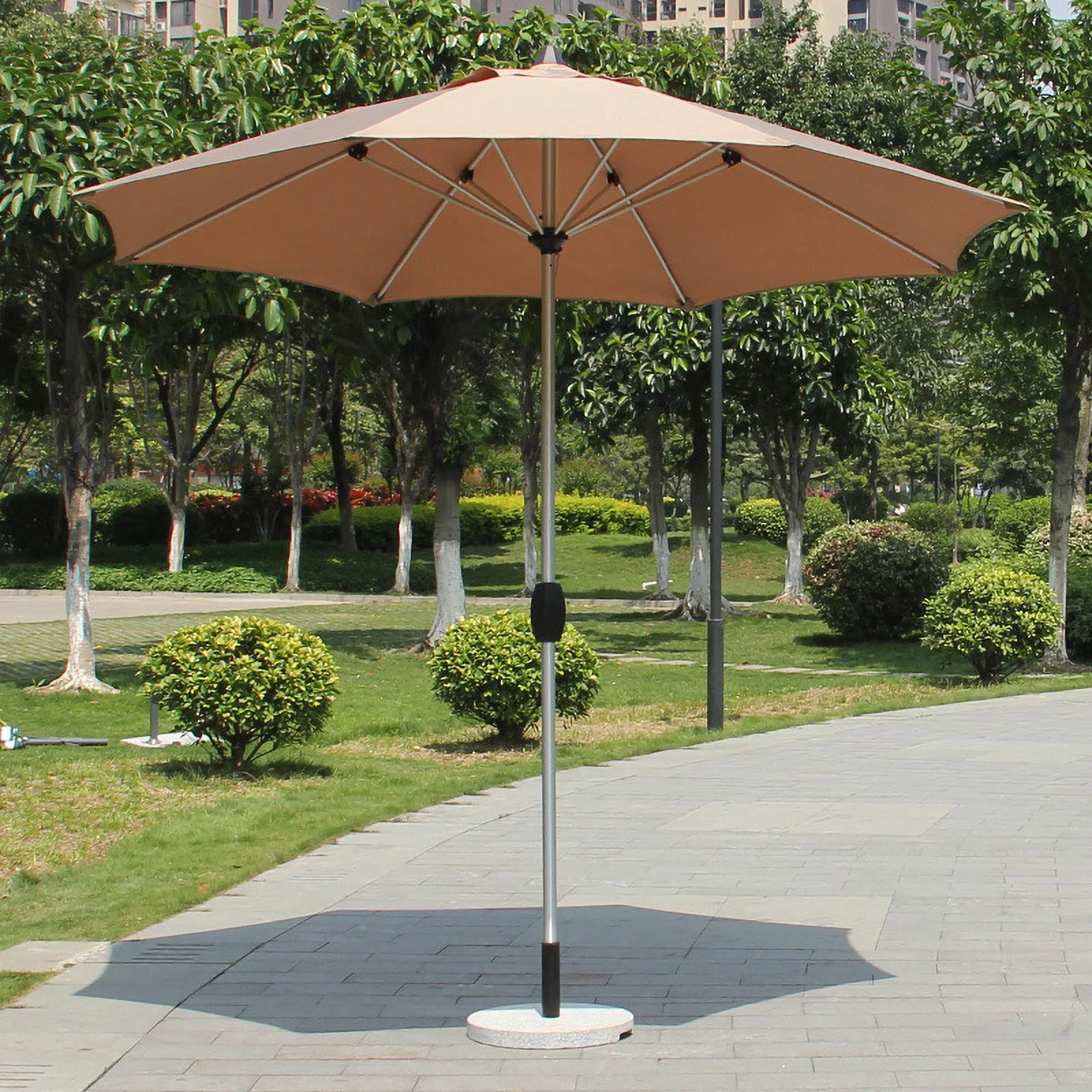 2M Beach Courtyard Pool Umbrella Swimming Market Garden Table 6 Rib Terrace Home Textiles Replacement Umbrella Shade Cover