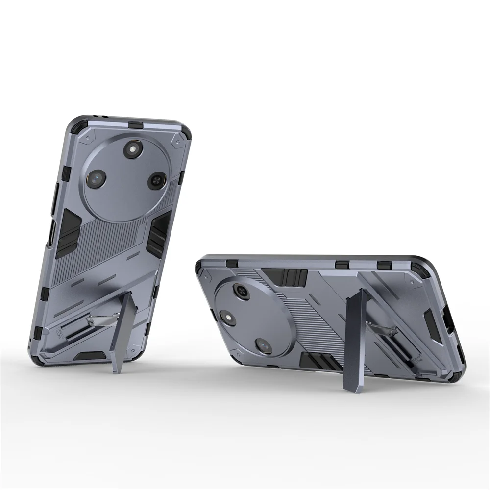 حافظة ظهر لهاتف Honor X9C بمسند ذكي مضاد للصدمات من مادة TPU الصلبة، حافظة من البلاستيك الصلب الهجين لهاتف Honor X60 #6