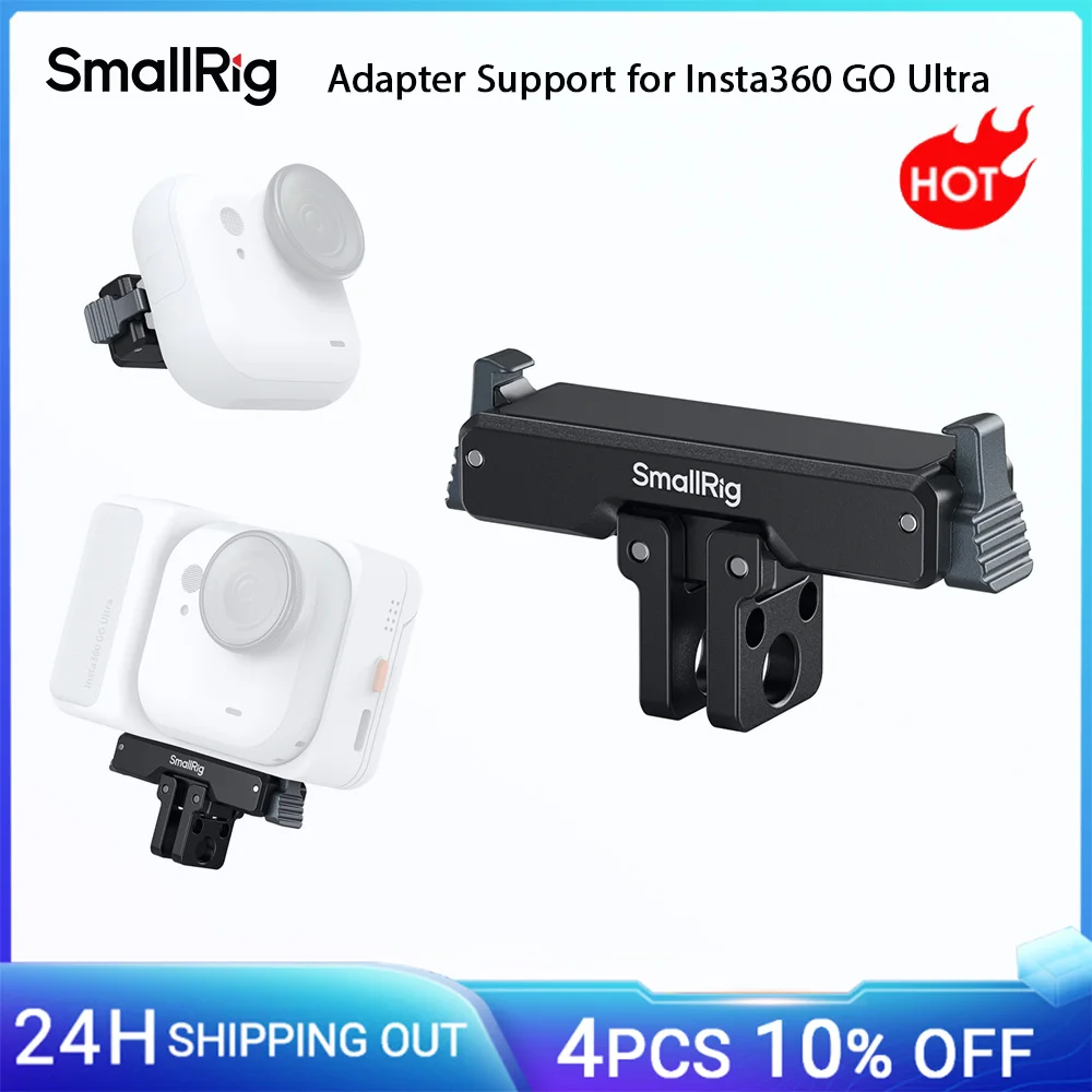 

Адаптер SmallRig для Insta360 GO с ультрабыстрым креплением и складным двухштырьковым резьбовым соединением 1/4-20 для Magic Arms 5919