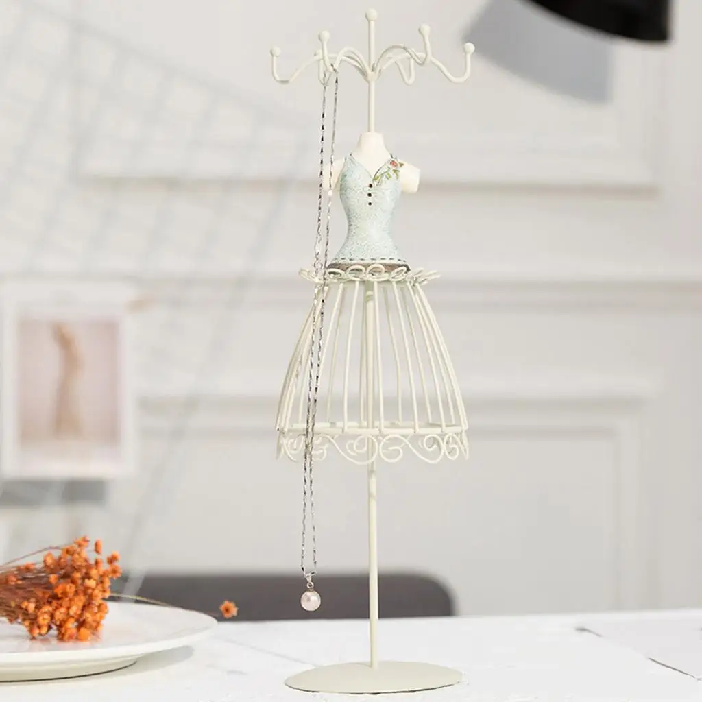 

Jewelry Display Rack Resin Steel Mannequin Dress Organizer for Jewelry Store Countertops and Home Furnishings