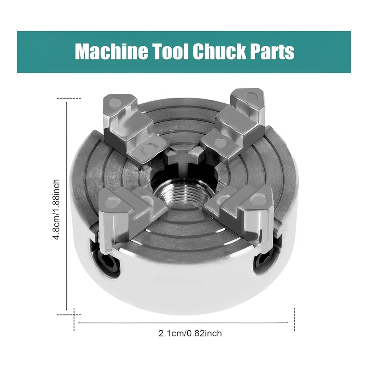 

REST 4 Jaw Lathe Chuck,Zinc Alloy Self-Centering Lathe Chuck Set with Wrench and Connecting Rod,Sturdy,for Woodworking Lathes