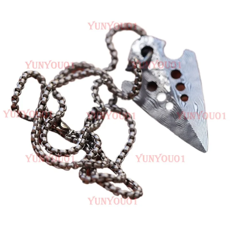 

Damascus, Arrowheads, Arrowheads, Harpoon Pendants, Outdoor Multi-functional Survival Tools