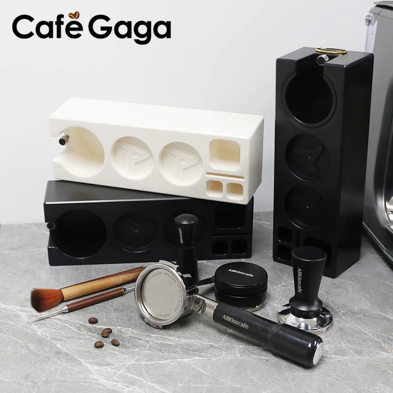 

Espresso Portafilter Stand Coffee Tamper Holder Multifunctional Stand ABS 51mm 54mm 58mm Support Cafe Barista Accessories