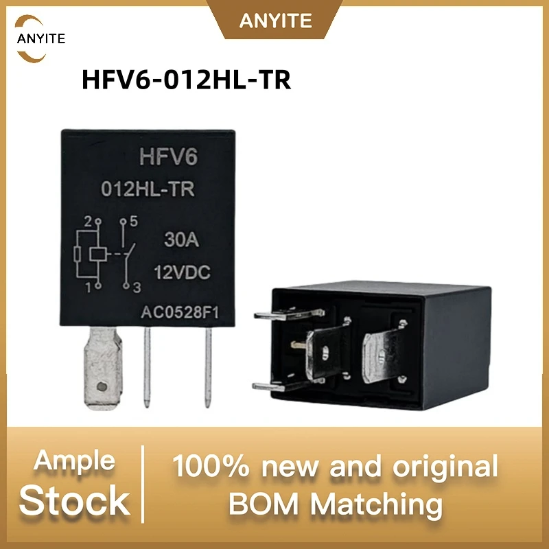 5PCS/lot   HFV6-012HL-TR   HFV6-012HL     DIP-4  30A12V