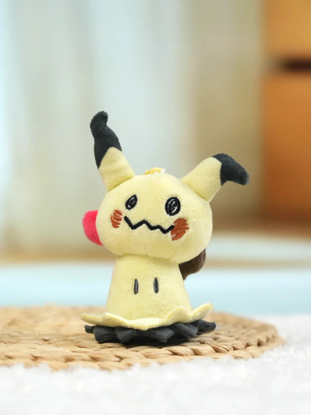 Anime pikachu mew snorlax eevee bulbasaur psyduck kawaii brinquedo de pelúcia saco escolar mochila pingente chaveiro boneca presente