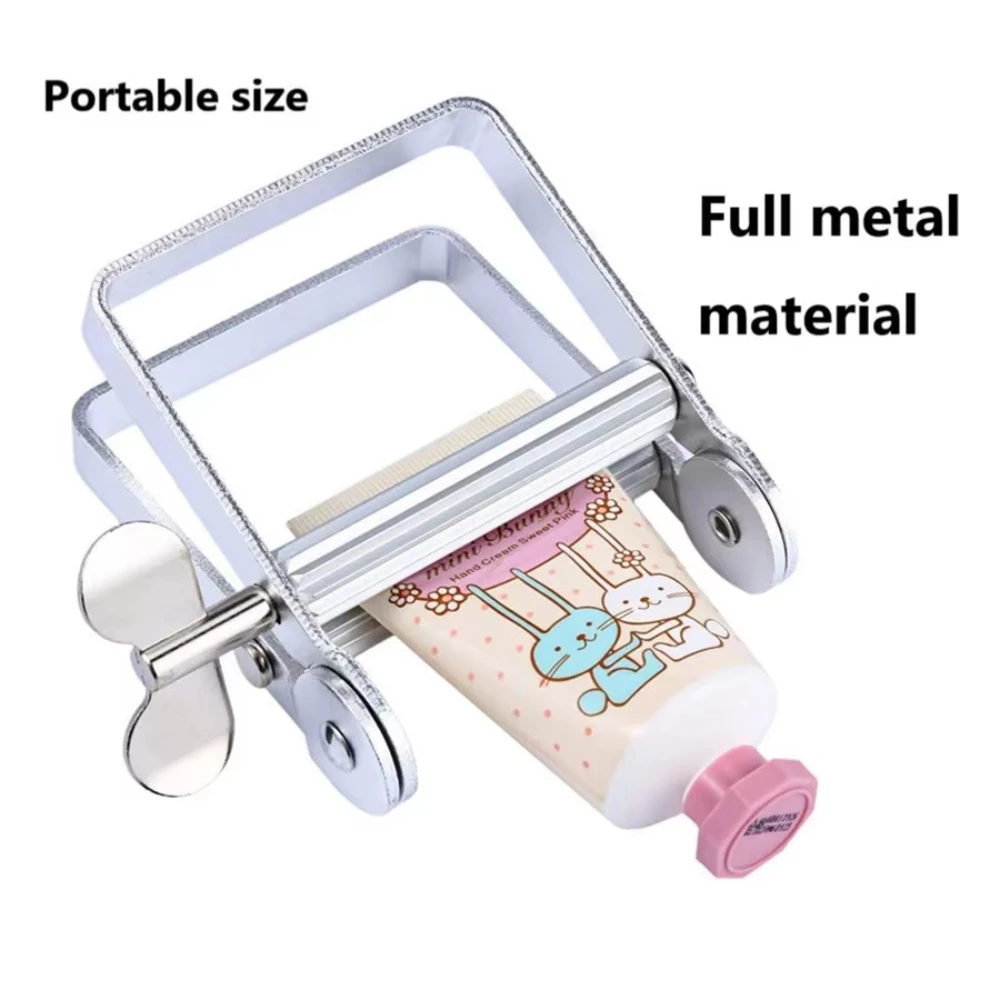 

Metal Toothpaste Tube Squeezer-Large Multifunctional Tube Wringer Roller Dispenser for Hair Color Dye,Paint Tubes,Dispenser Tool